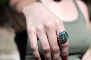 glass ring with cremation ash 4